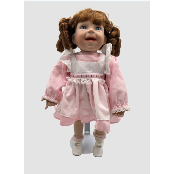 Ashton Drake Galleries 2 Much to Handle "Julie" Porcelain Doll Kathy Hippensteel - Picture 2 of 12